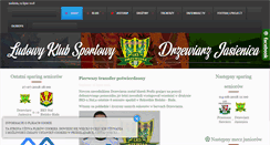 Desktop Screenshot of lksdrzewiarz.com.pl